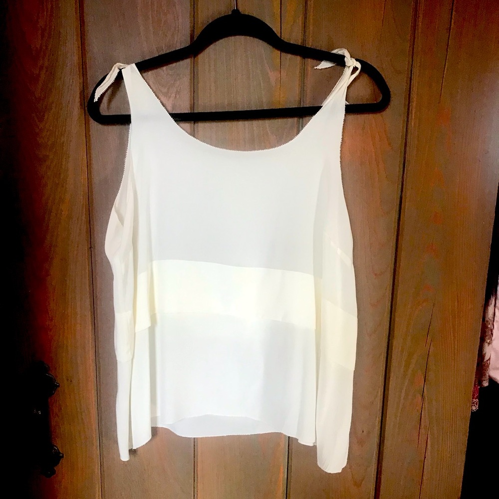 White Antonio Melani Sleeveless Tank